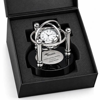 Hommage Intemporel | Récompense Horloge pour l'Appréciation des Employés