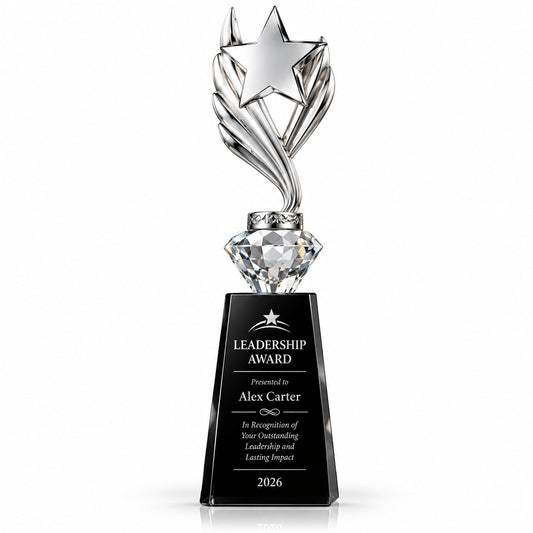 Celestial Star | Custom Art Glass Recognition Award