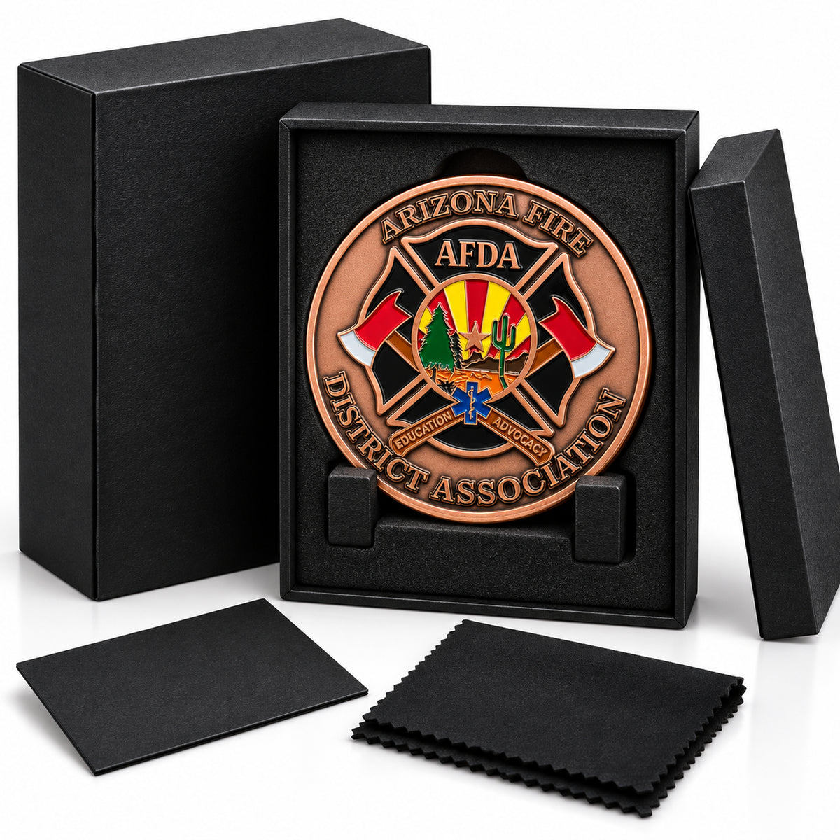 Firefighter Challenge | Personalized Fire Department Service Challenge Coin
