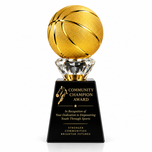 Basketball Champion | Custom Community Sports Award Trophy