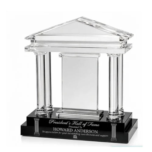 Executive Engraved Parthenon Crystal Award