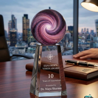 Cosmic Nebula Spire Trophy