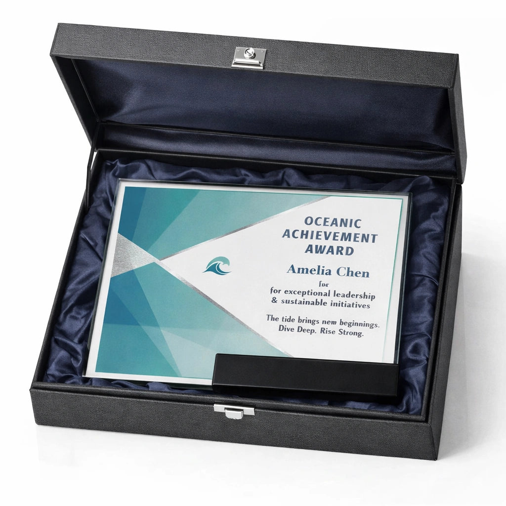 Midnight Acrylic Float Plaque