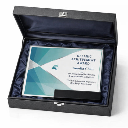 Midnight Acrylic Float Plaque