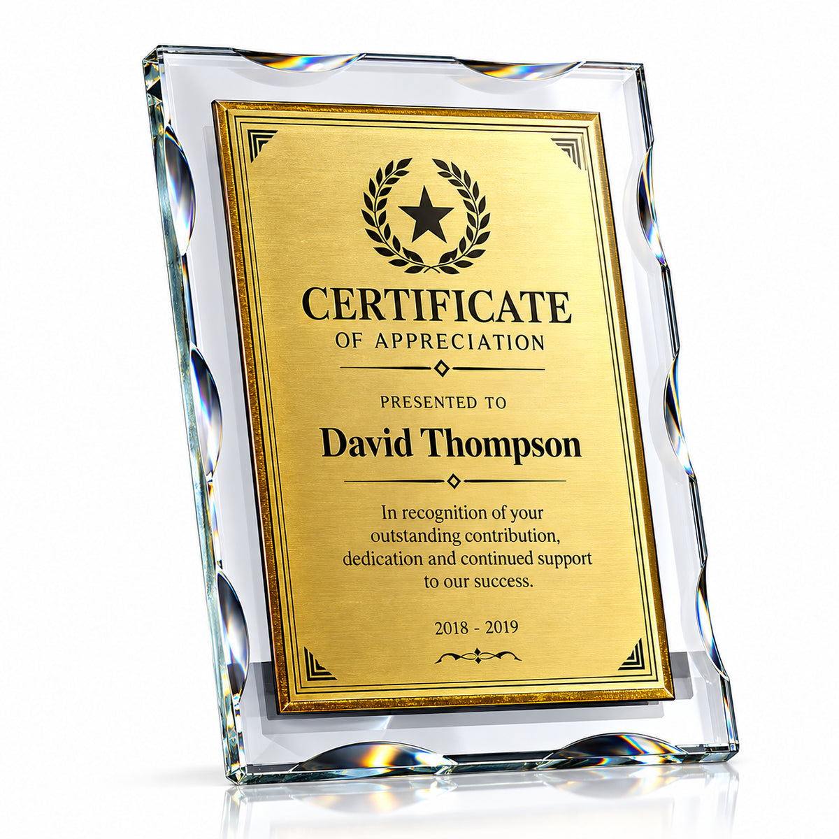 Unified Enterprise | Custom Glass Partnership Award