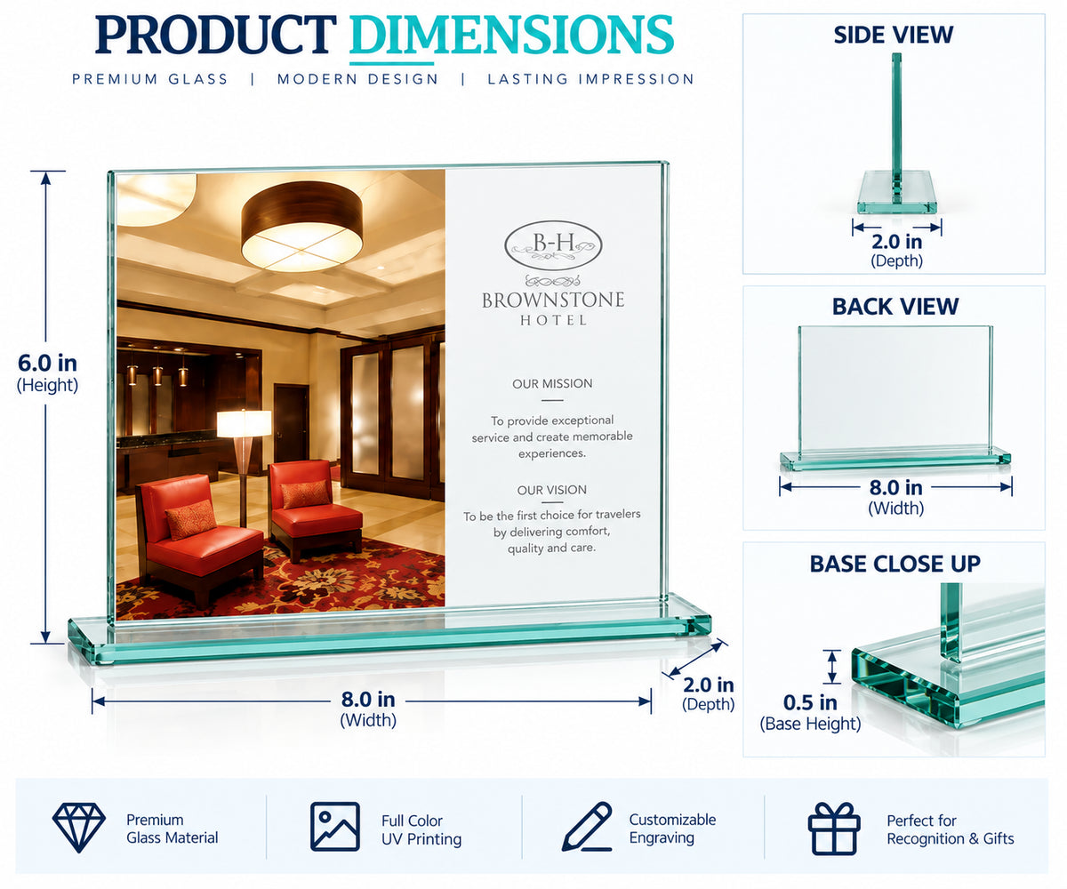 Hospitality Vision | Corporate Mission Glass Award