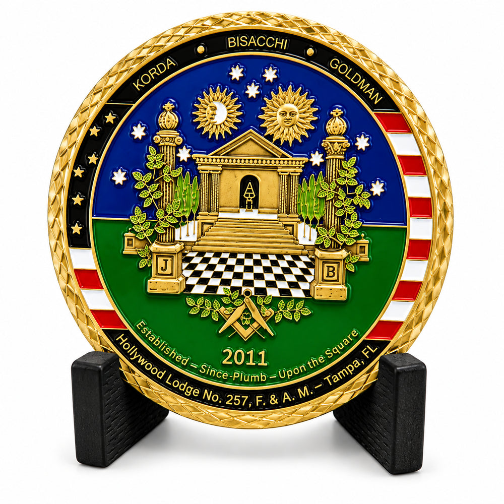 Organization Challenge | 3D Organizational Achievement and Leadership Recognition Coin