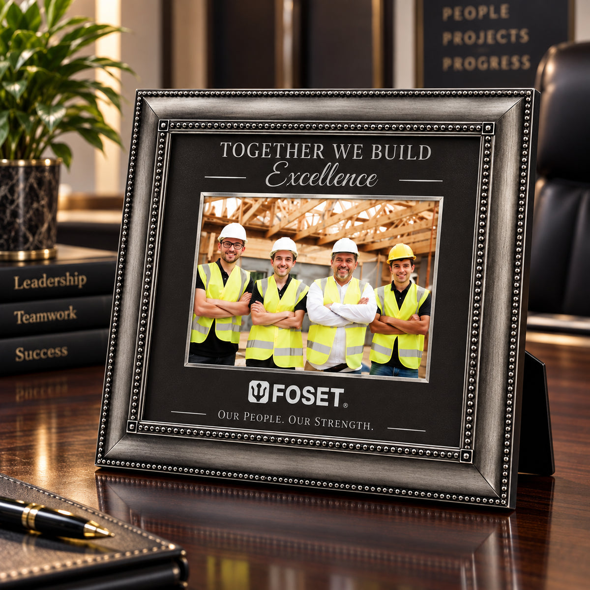 Team Tribute | Construction Team Photo Plaque Award