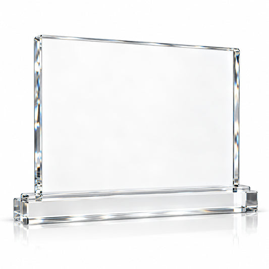 Unity Crystal | Custom Islamic Wedding Crystal Plaque Award