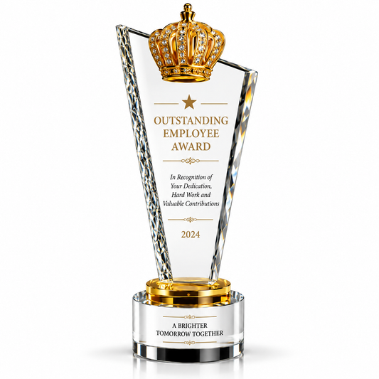 Radiant Star | Custom Crystal Community Service Award
