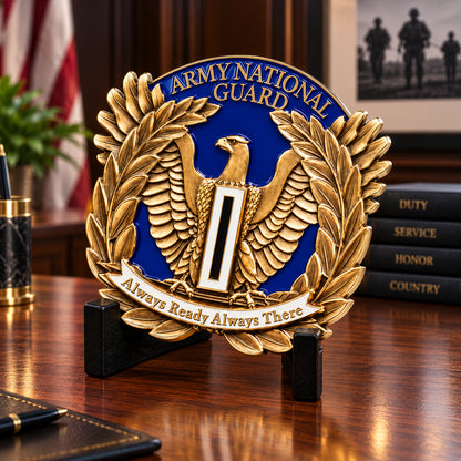 Custom ARNG Challenge | Antique Brass ARNG Soldier Service Recognition