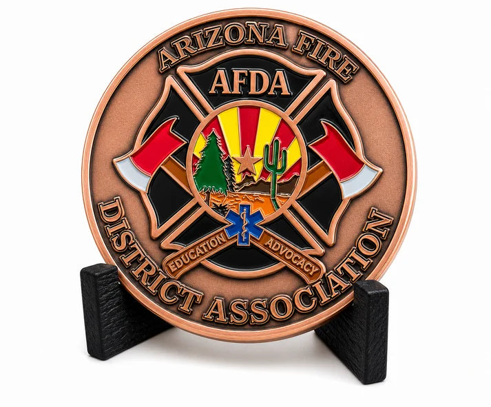 Firefighter Challenge | Personalized Fire Department Service Challenge Coin