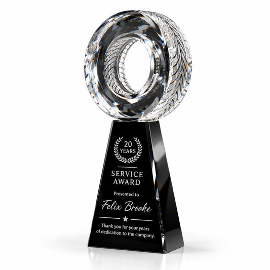 Service Halo | Custom Employee Anniversary Trophy