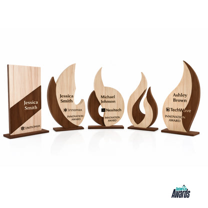 Curved Wood Plaque
