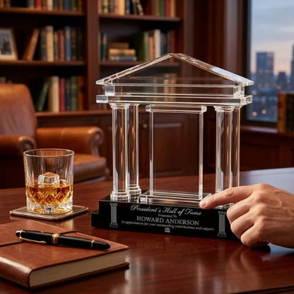 Executive Engraved Parthenon Crystal Award