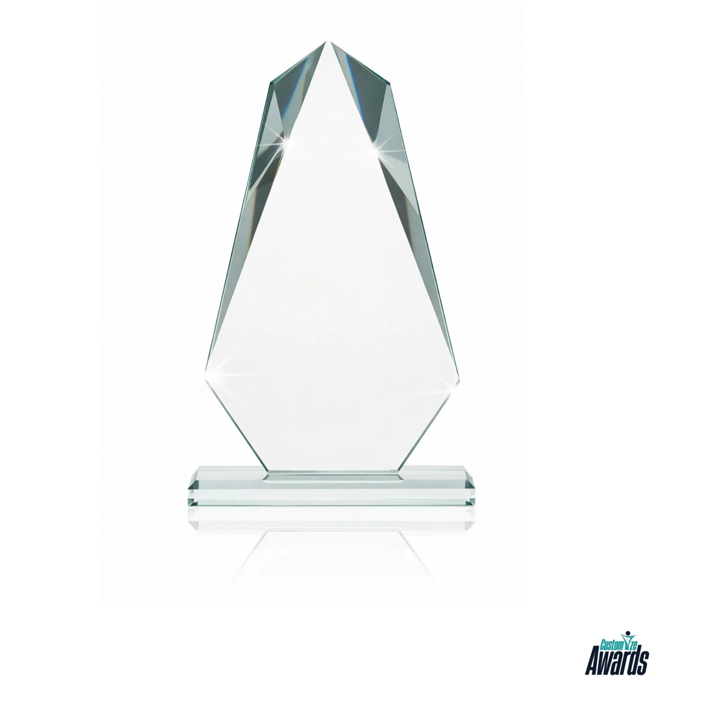 Unity Peak Crystal Plaque Award