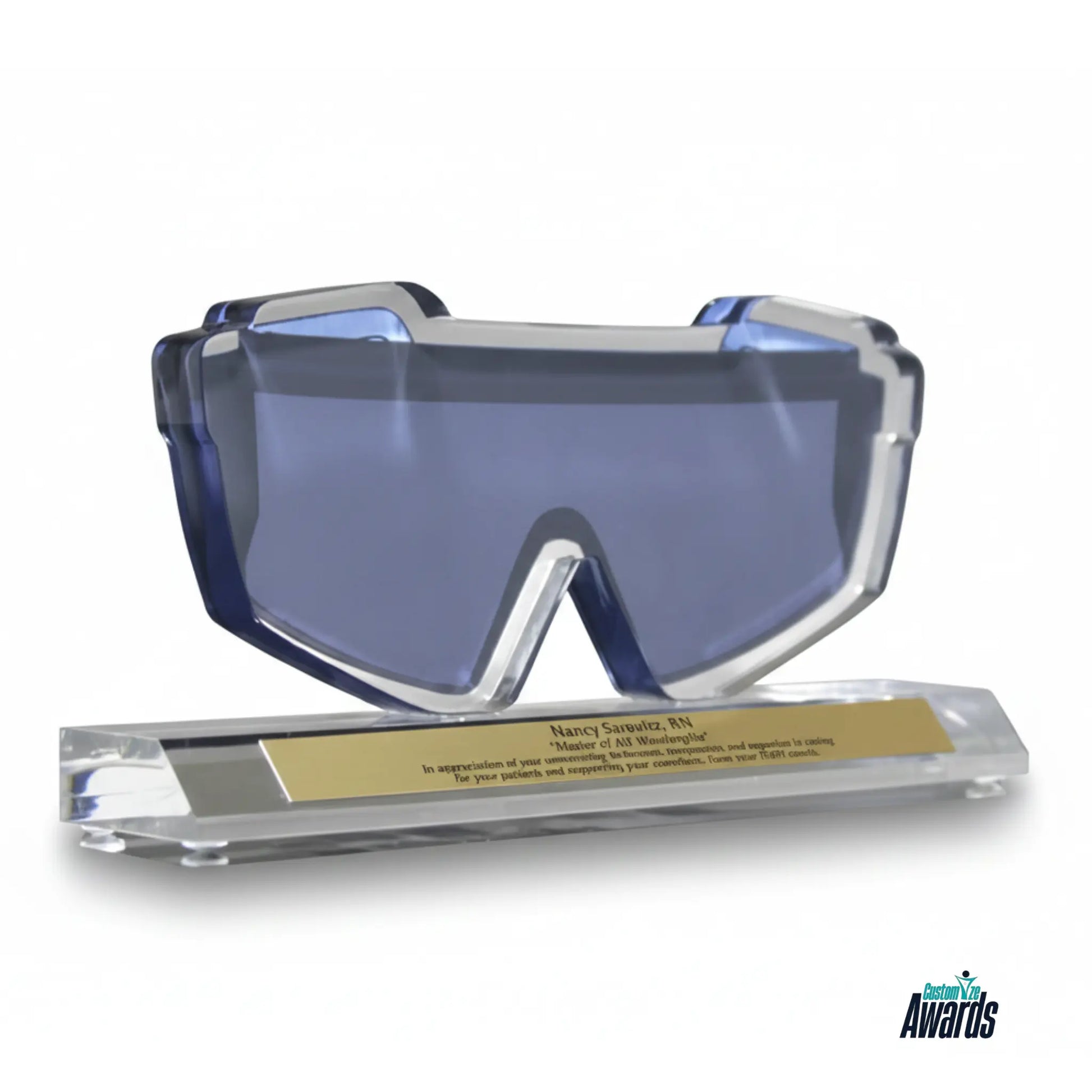 Goggles Acrylic trophy