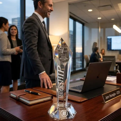 Personalized Centaurus Tower Crystal Award Trophy