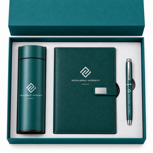 Emerald Executive | Customized Green Corporate Gift Set