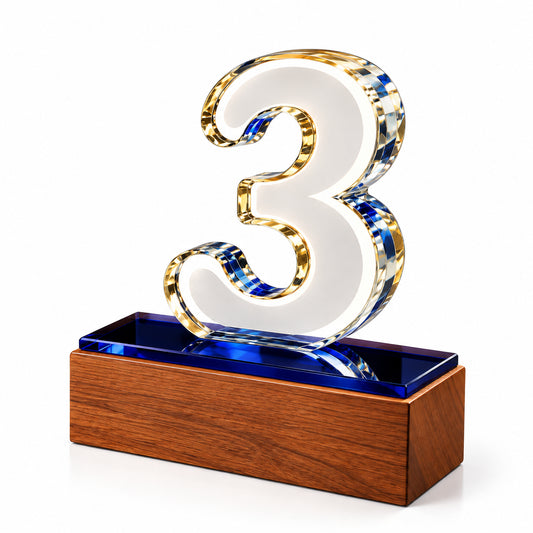 Triumph Loop | Modern recognition trophy for place achievement