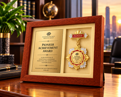 Frontline Valor | Custom Wood Service Recognition Award