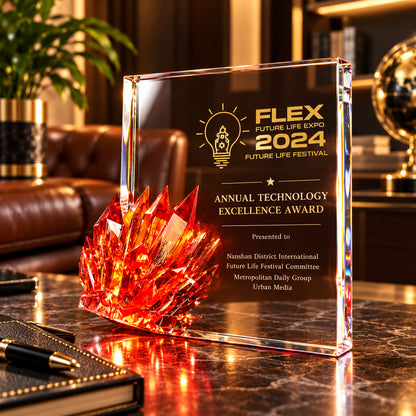 Crimson Spark | Custom Crystal Innovation Award