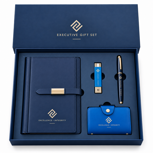 Navy Prestige | Customized Blue Executive Corporate Gift Set