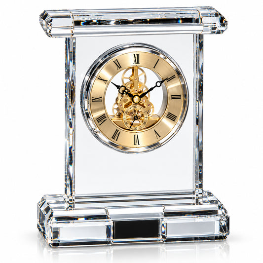Timeless Legacy | Executive Crystal Clock Recognition Award