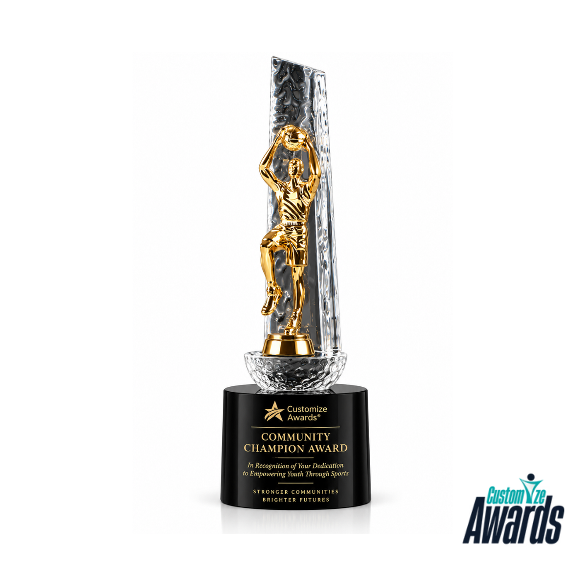 Hoop Champion | Custom Basketball Trophy Award