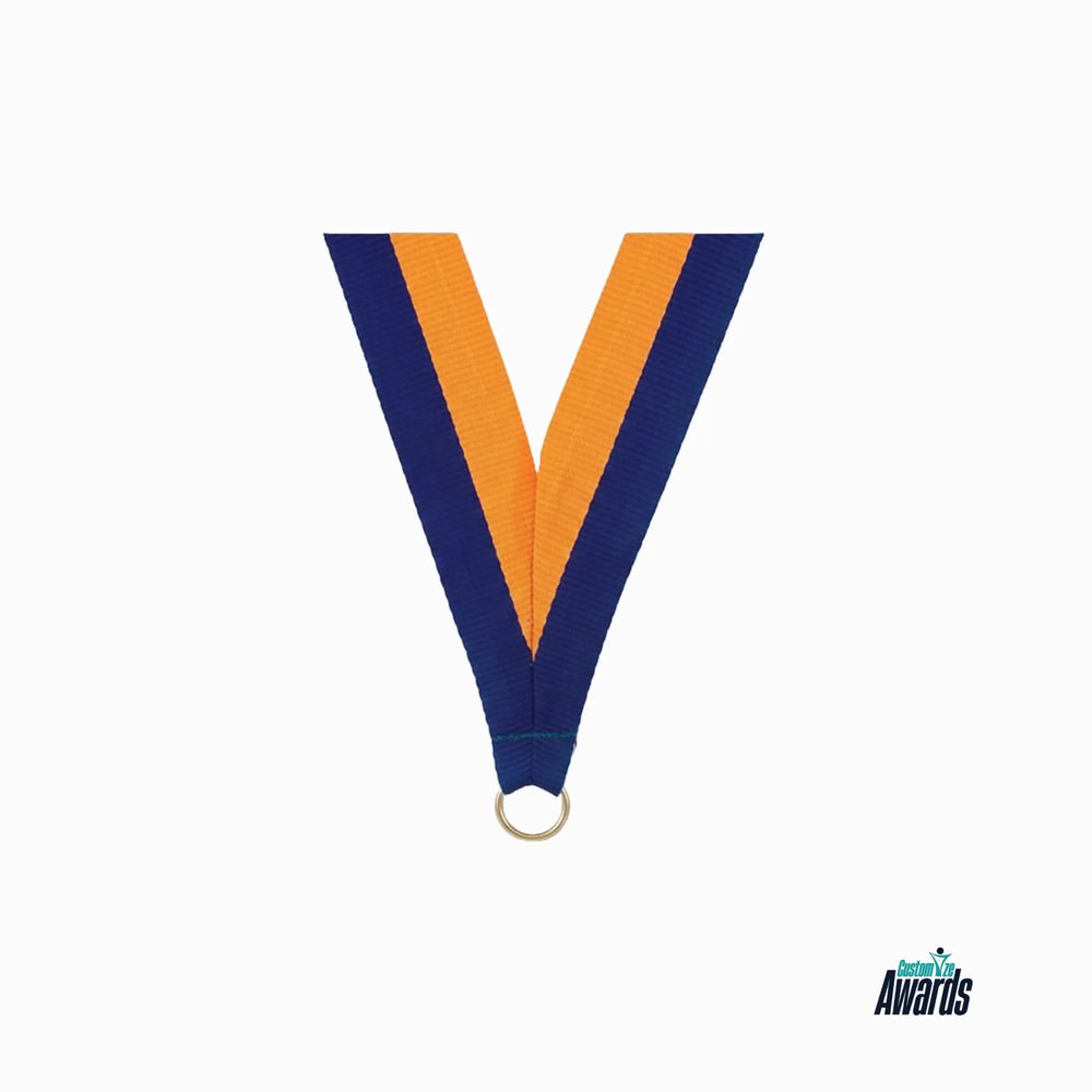 Azure Gold | Personalized Azure Gold Corporate Recognition Ribbon