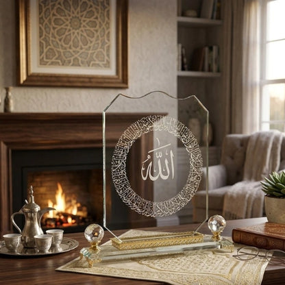 Arch Glass Crystal Plaque