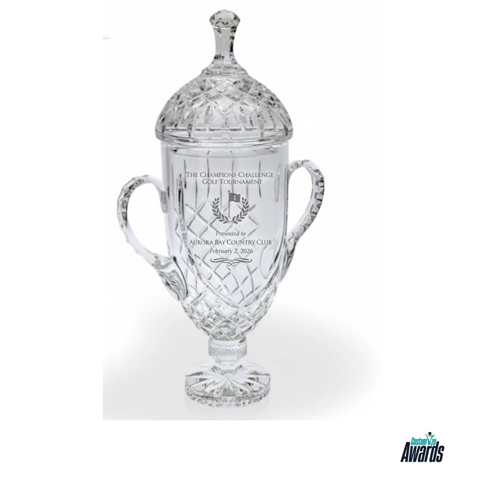 Cup Crystal Trophy