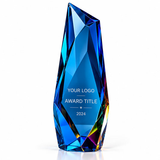 Cobalt Peak | Custom Crystal Excellence Award