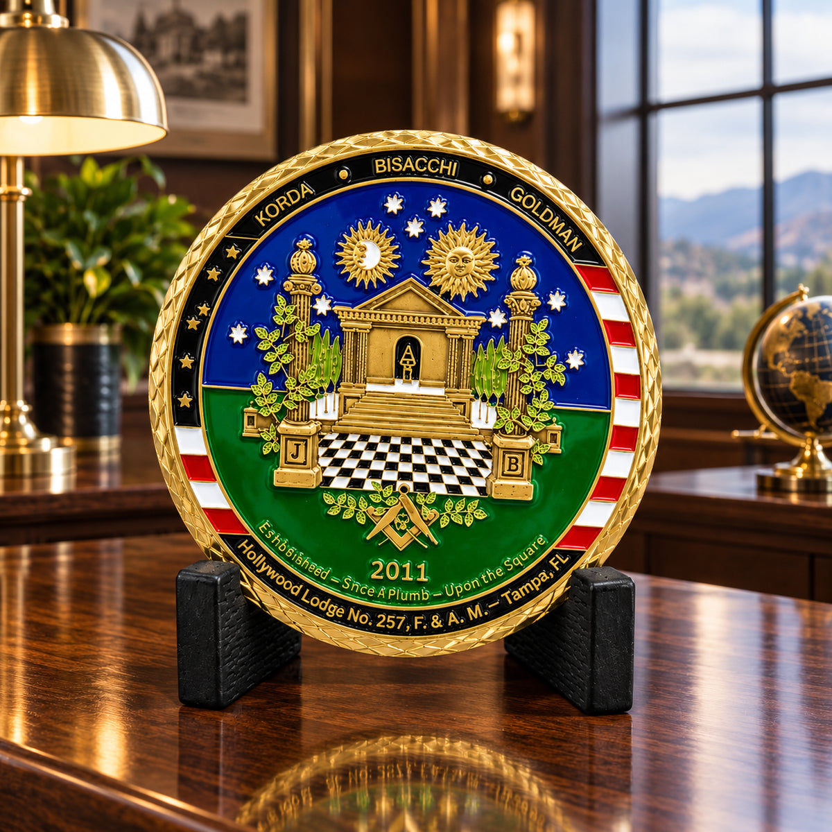Organization Challenge | 3D Organizational Achievement and Leadership Recognition Coin