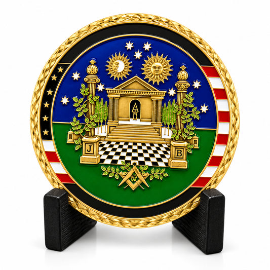 Organization Challenge | 3D Organizational Achievement and Leadership Recognition Coin