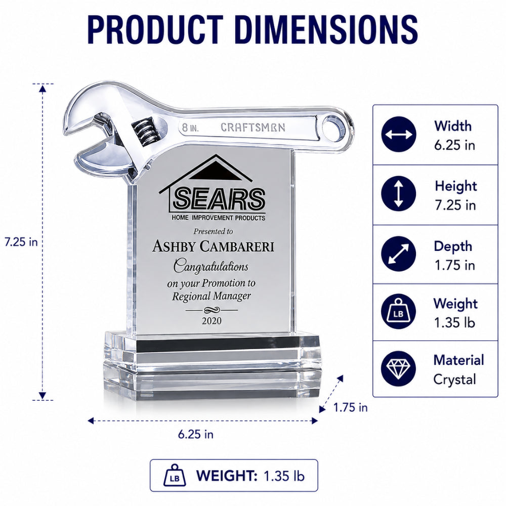Adjustable_Wrench_Acrylic_Award_dimensions 
