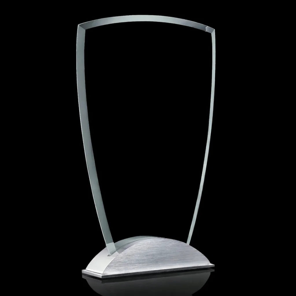 Alexandria Arch Jade Glass Award plaque