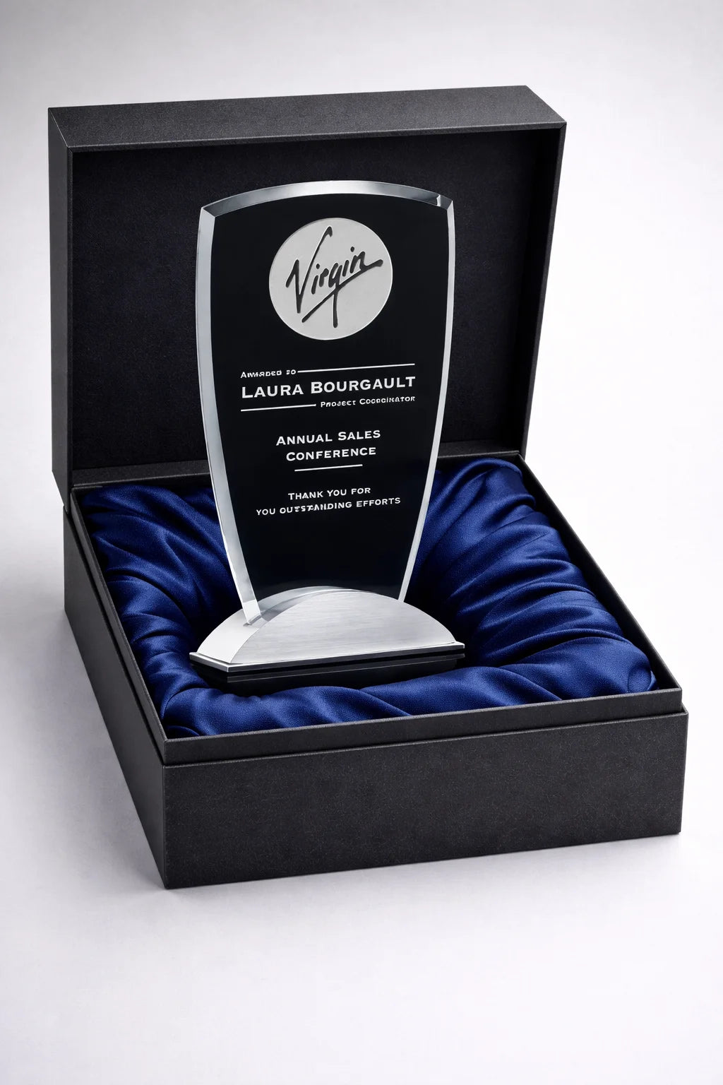 Alexandria Arch Jade Glass Award plaque