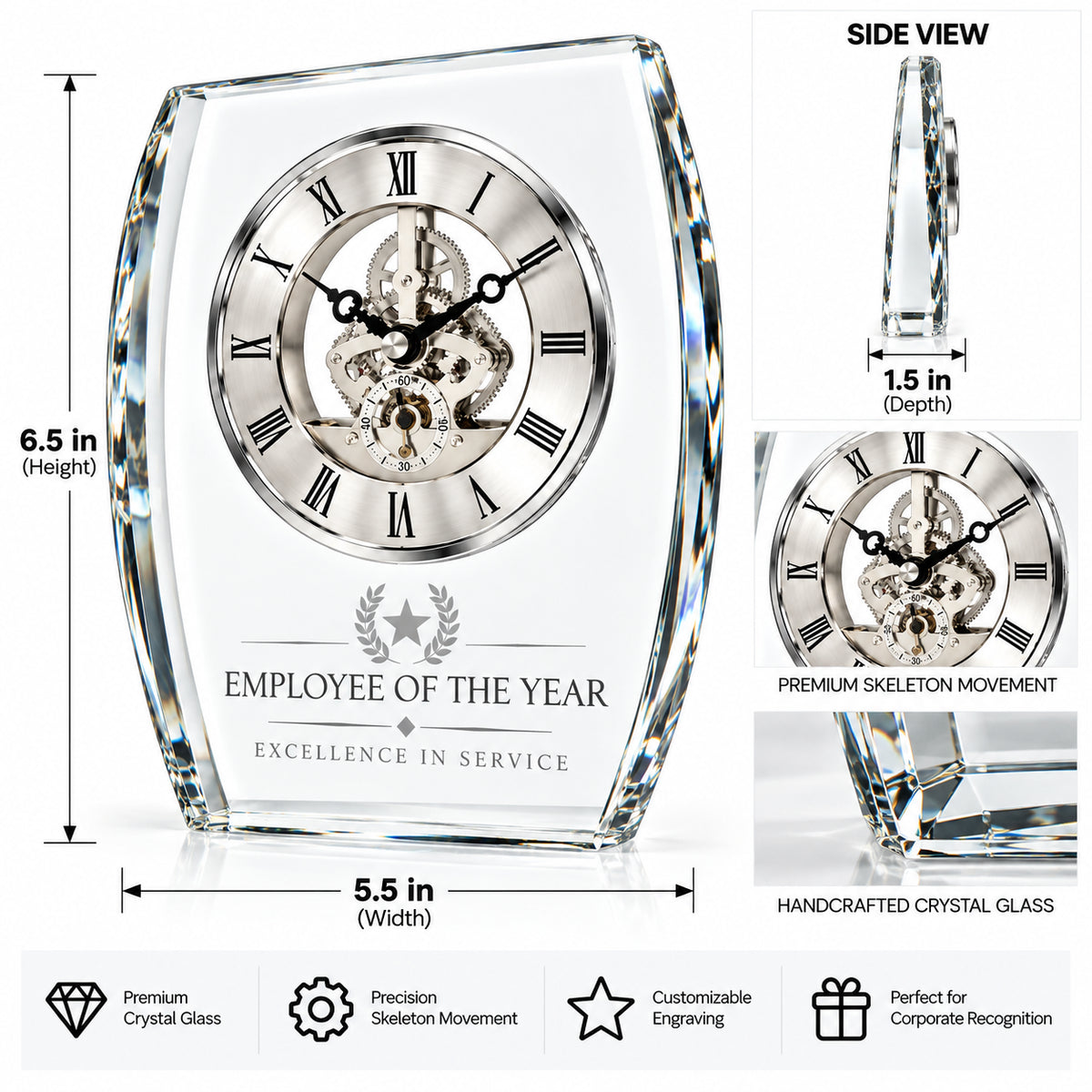Anniversary Prestige | 40th Anniversary Crystal Clock Award