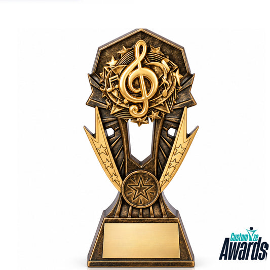 Antique Music | Custom Antique Music Trophy for Singing Competition