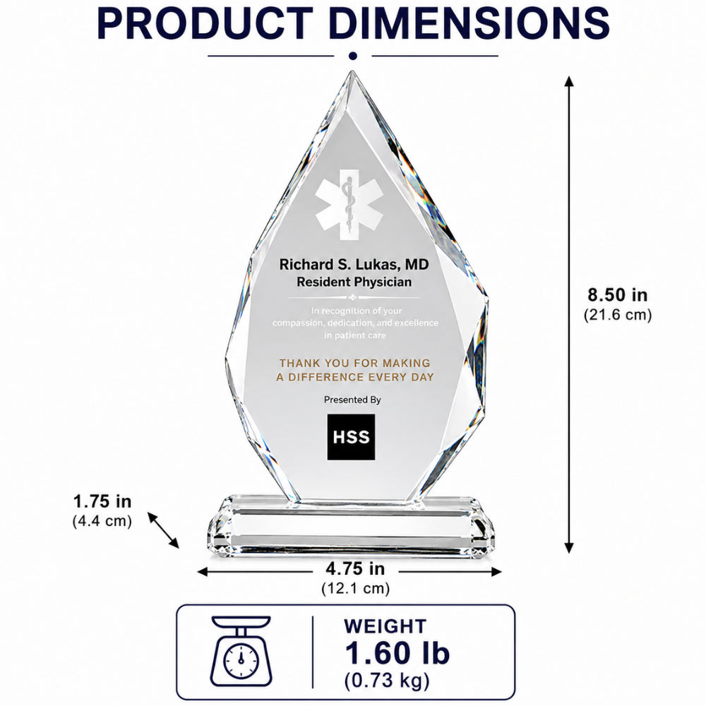 Apex Research | Medical Excellence Crystal Award