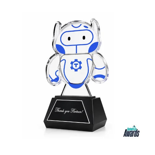 Guardian Acrylic Robot Award – Appreciation Recognition Trophy