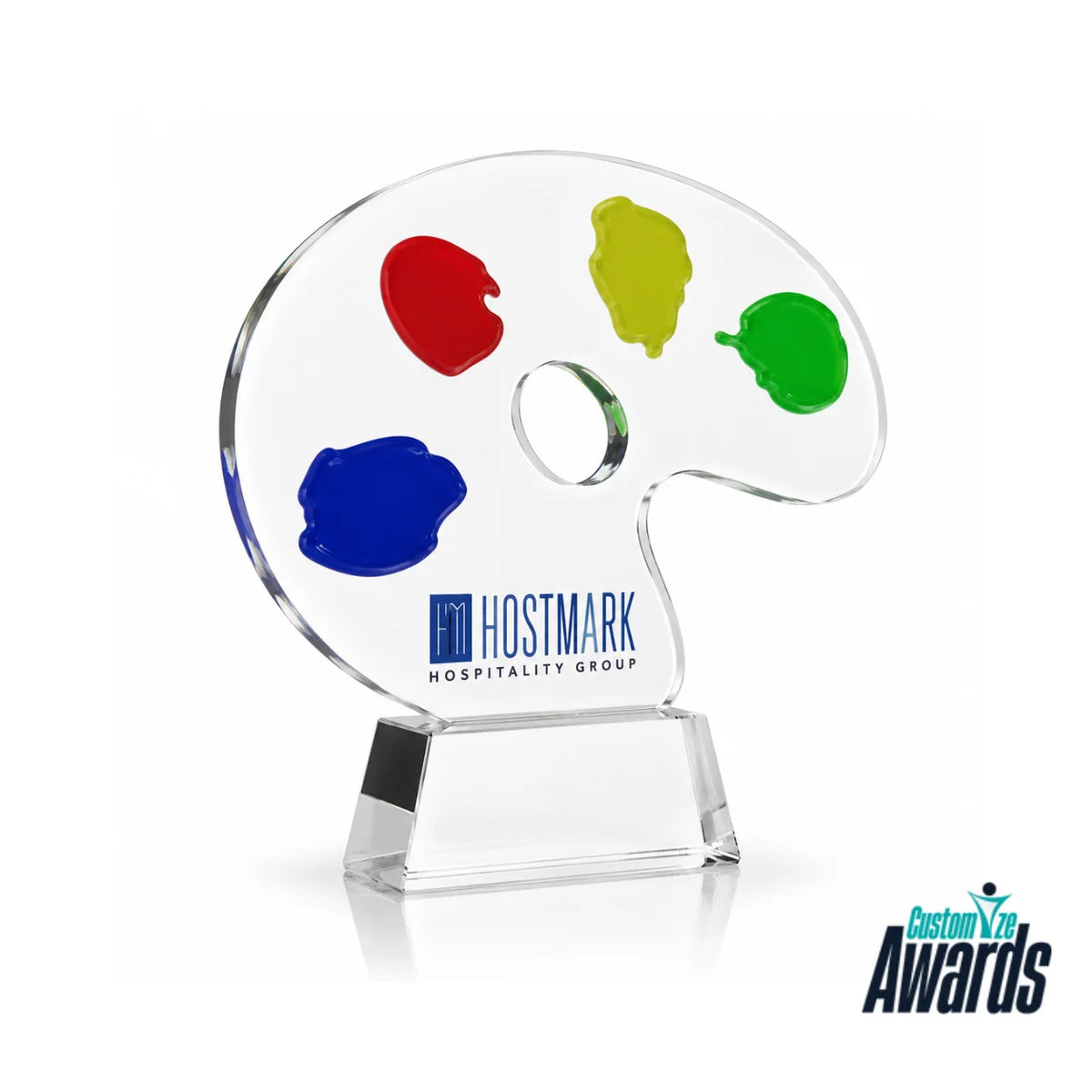 Artistic Palette | Custom Creative Excellence Crystal Award