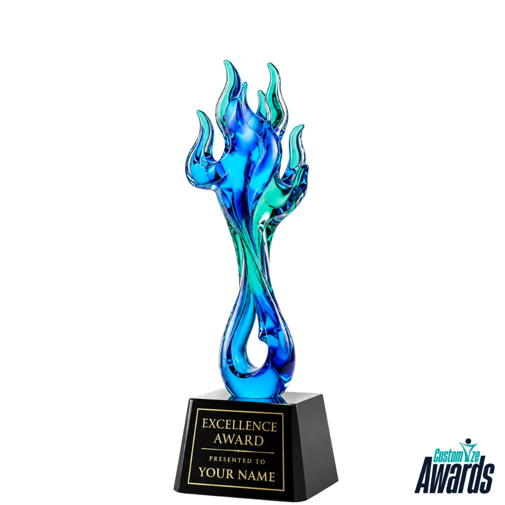 Azure Torrent | Flame Art Glass Award