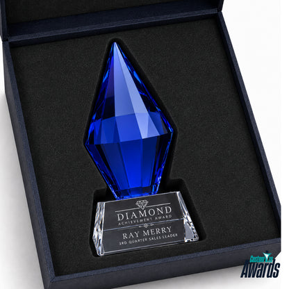 Azure Diamond | Gravierter Anerkennungspreis