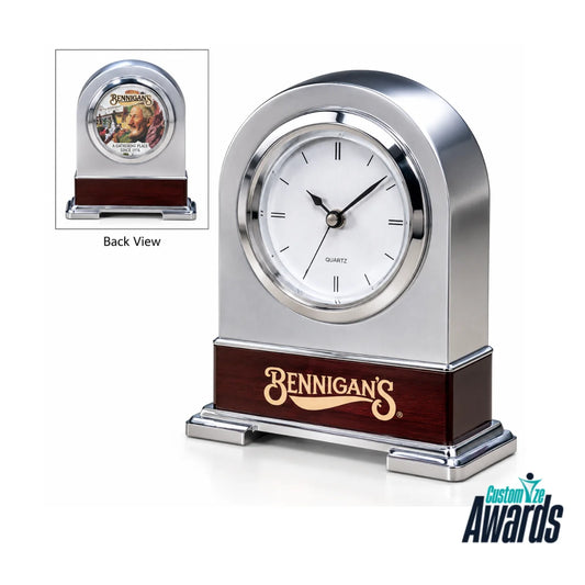Heritage Timepiece | Custom Corporate Desk Clock Award