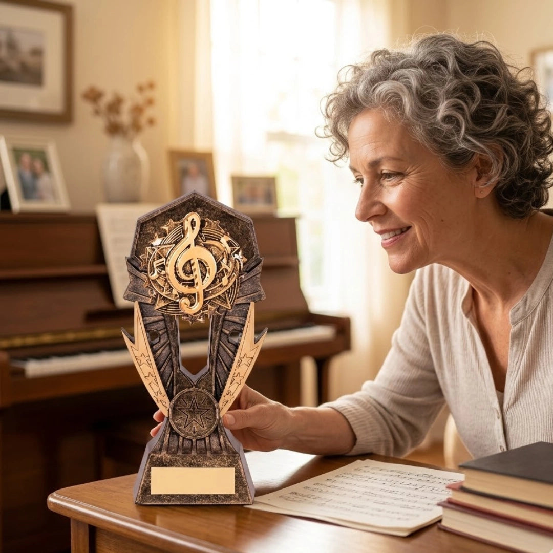 Antique Music Trophy