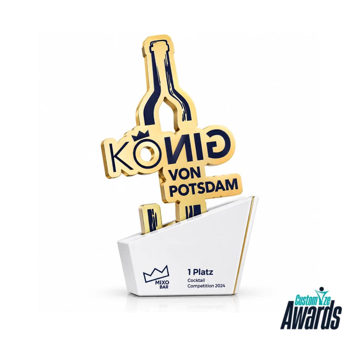 Bottle Champion | Custom Cocktail Competition Champion Trophy