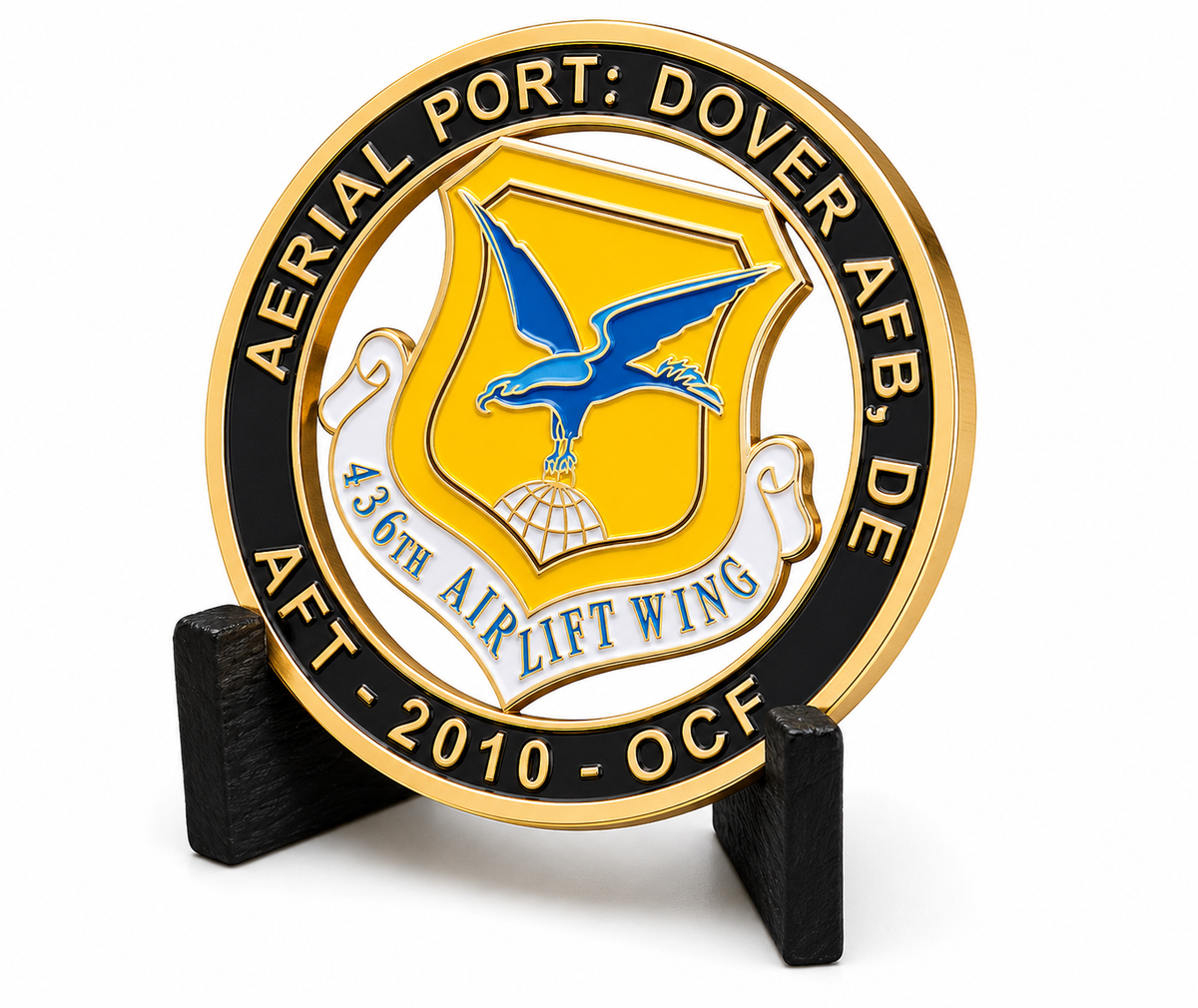 Benutzerdefinierte Air Force Challenge Coin – Glänzende Gold Militärmünze