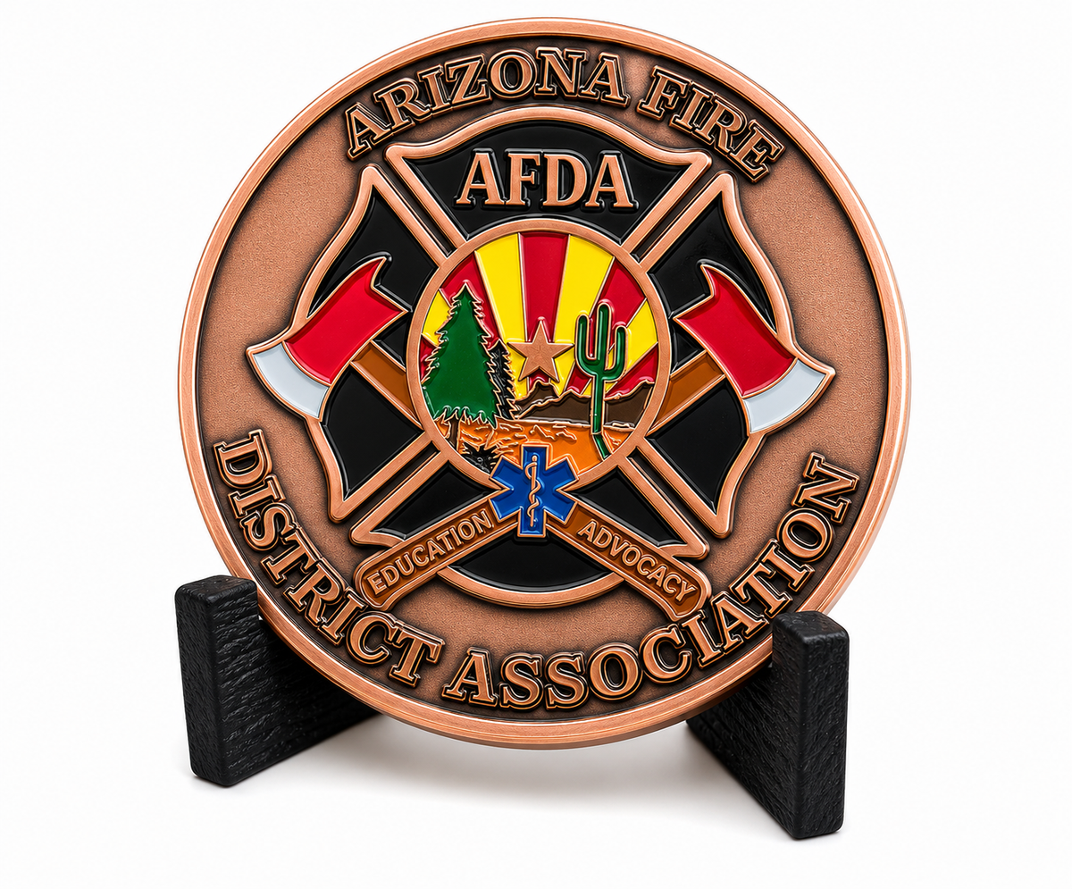 Firefighter Challenge | Personalized Fire Department Service Challenge Coin